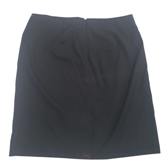 Merona A Line Mini Skirt Womens Ebony 18 Stretch Extensible Lined Hook & Eye Zip - Picture 2 of 12